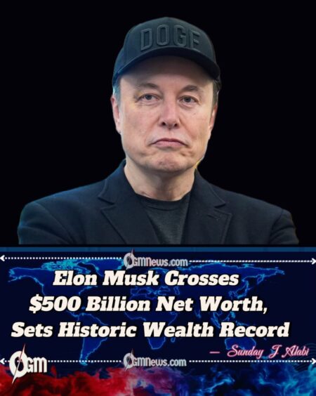 Elon Musk Becomes World’s First Half-Trillionaire as Tesla, SpaceX and xAI Surge