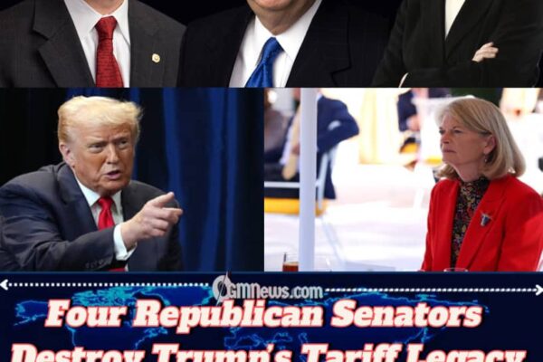 Four Republican Senators Break MAGA Ranks, Defy Trump in Historic Tariff Reversal