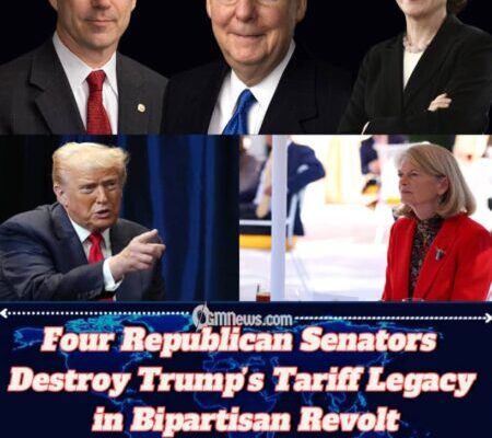 Four Republican Senators Break MAGA Ranks, Defy Trump in Historic Tariff Reversal