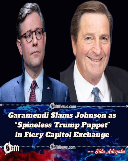 Rep. Garamendi Erupts on Speaker Mike Johnson, Calls Him a “Spineless Trump Puppet” Amid Escalating Power Rift
