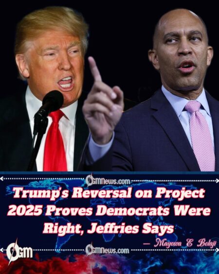 Rep. Hakeem Jeffries: Trump Finally Admits Project 2025 Was His All Along