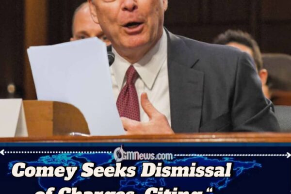 James Comey Moves to Dismiss Indictment, Citing “Confusing” Senate Questions and Due Process Concerns