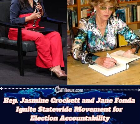 Rep. Jasmine Crockett and Jane Fonda Unite to Protect Democracy: Vote YES on Prop 50!“They’re making Republicans pay for trying to steal the midterms — and California is leading the charge.”