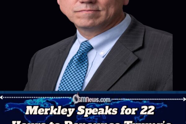 Sen. Jeff Merkley Delivers 22-Hour Senate Speech Denouncing Trump’s Policies, Warns of ‘Perilous Moment for the Republic’