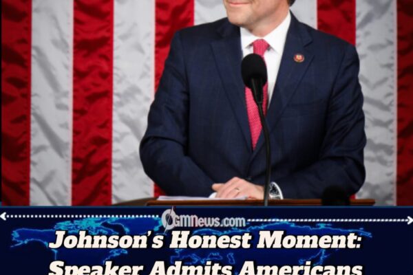 Speaker Johnson Admits Public Distrust in Government: “People Don’t See That It’s Being Done Well”