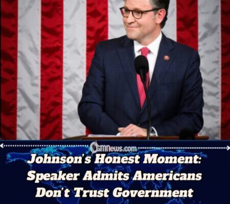 Speaker Johnson Admits Public Distrust in Government: “People Don’t See That It’s Being Done Well”