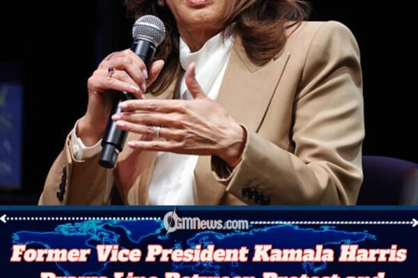 U.S. Former Vice President Kamala Harris Confronts Gaza Activist, Defends Voter Engagement as Path to Change