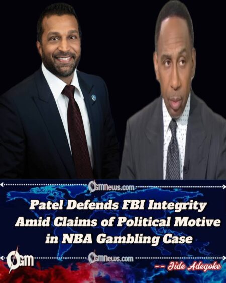 FBI Director Kash Patel Rebukes Stephen A. Smith Over “Revenge” Claim in NBA Gambling Probe