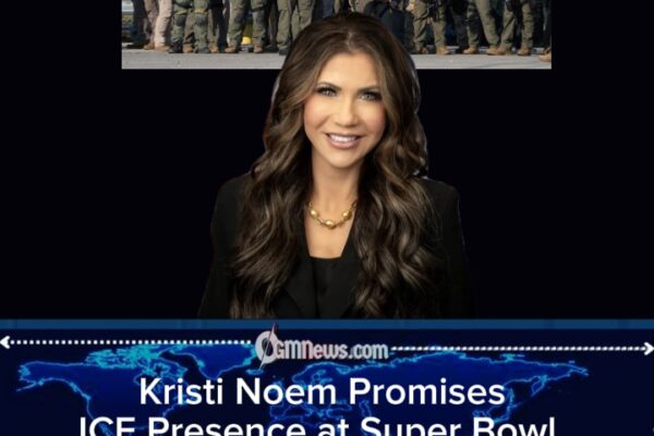 Kristi Noem Warns Immigrants Against Attending Super Bowl, Vows ICE Presence