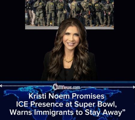 Kristi Noem Warns Immigrants Against Attending Super Bowl, Vows ICE Presence