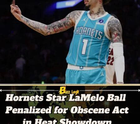 NBA Hits LaMelo Ball with $35,000 Fine Over “Middle Finger” Incident Toward Referee During Hornets-Heat Clash