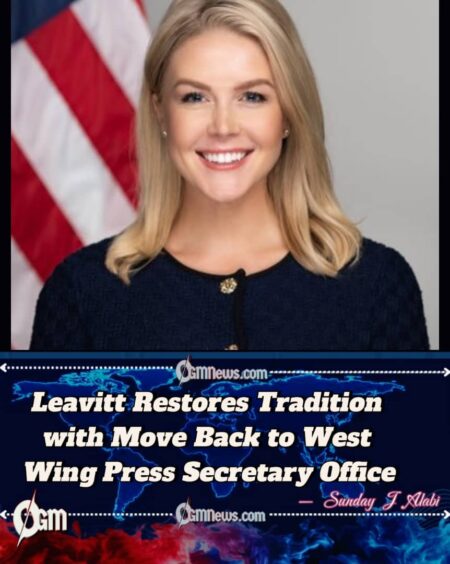 Press Secretary Karoline Leavitt Gains Prime West Wing Space Amid Staff Changes