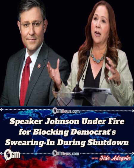 Speaker Mike Johnson Defends Delay in Swearing In Rep.-Elect Adelita Grijalva Amid Epstein Files Vote Tensions
