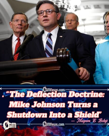 Speaker Mike Johnson’s New Excuse for Inaction, “As Soon As We Get the Government Open”