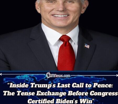Trump Berated Mike Pence Hours Before Congress Certified Biden’s Victory