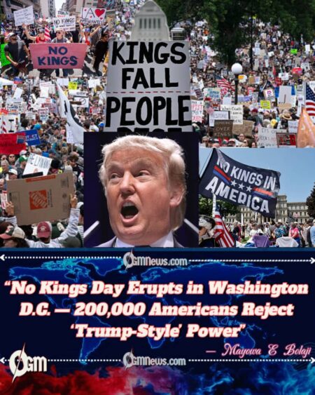 No Kings Day Draws Over 200,000 Protesters in Washington D.C. — Largest Protest During Trump Era