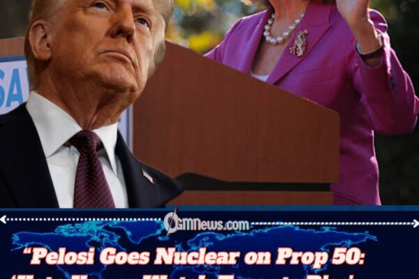 “Democracy or Dynasty? Nancy Pelosi Warns of ‘American Kings’ if Prop 50 Fails — Opponents Call It Pure Panic Politics”