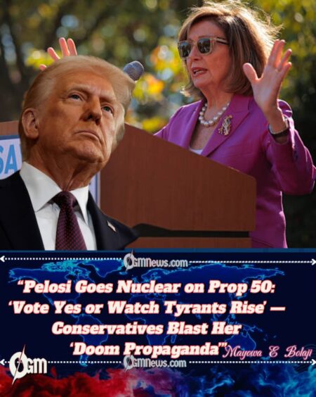 “Democracy or Dynasty? Nancy Pelosi Warns of ‘American Kings’ if Prop 50 Fails — Opponents Call It Pure Panic Politics”
