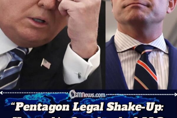 Pete Hegseth’s Legal Shake-Up at the Pentagon: Questions Raised Over Motive and Consequences