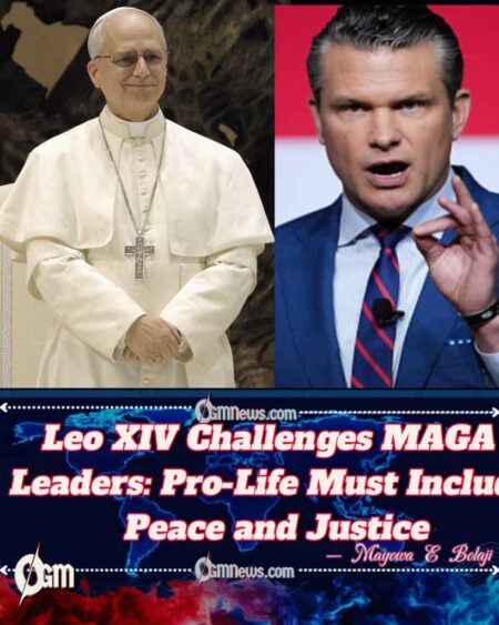 Pope Leo XIV Slams MAGA’s “Department of War” Rhetoric as Dangerous