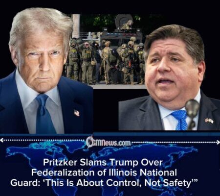 Pritzker Condemns Trump Administration’s Move to Federalize 300 Illinois National Guard Members