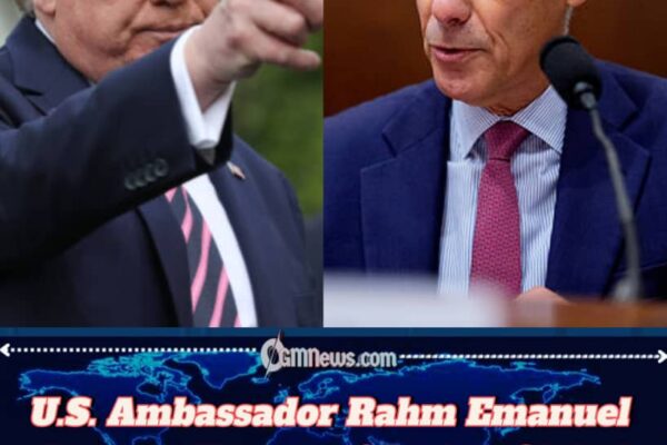 U.S. Ambassador Rahm Emanuel Warns Donald Trump’s Trade Policy Has Put America “Behind the Eight-Ball”