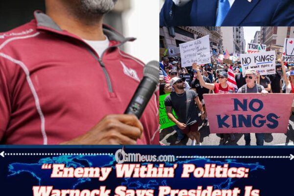 Senator Raphael Warnock: A President Who Calls His Own People the ‘Enemy Within’ Is a National Threat