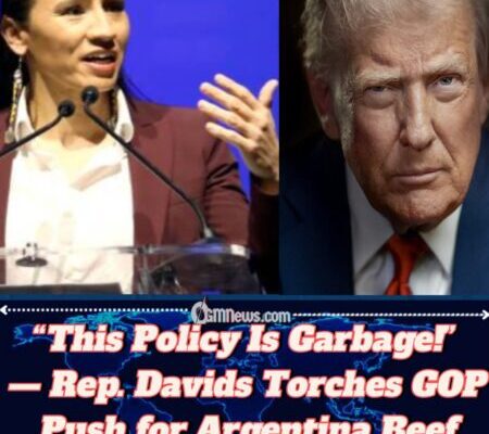 Rep. Sharice Davids Explodes: “We Don’t Need Transparency to Know Trump's poIicy is a Trash!”