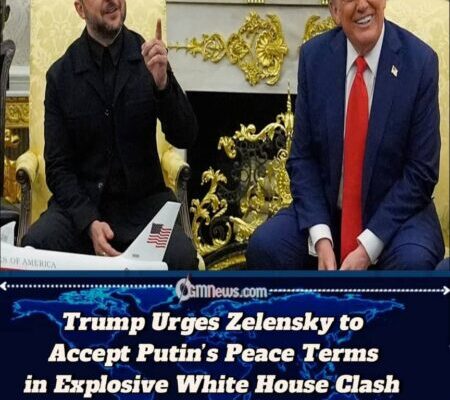TRUMP PRESSES ZELENSKY TO ACCEPT PUTIN’S TERMS IN FIERY WHITE HOUSE CLASH
