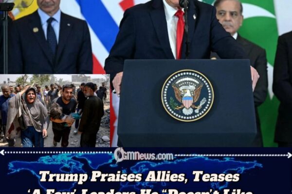 I Don’t Like a Few of Them”: Trump Jests About World Leaders at Sharm El-Sheikh Peace Summit