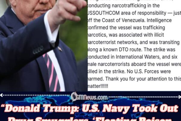 Donald Trump Confirms U.S. Strike on Suspected Drug Boat off Venezuela, Six Dead