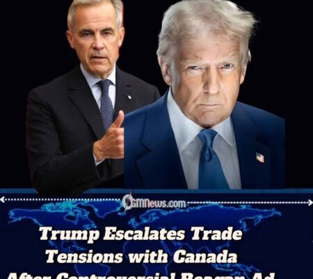 Trump Slaps 10% Tariff Hike on Canada After ‘Fraudulent’ Reagan Ad Airs During World Series