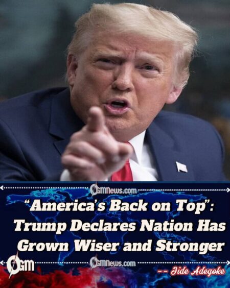 Trump Declares: “We Are Not Stupid Anymore” — President Hails America’s Renewed Strength and Global Confidence