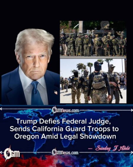 Court Battle Escalates as Trump Federalizes State Troops Despite Restraining Order