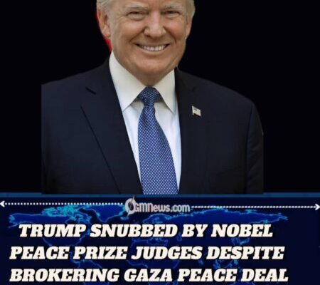 Trump Misses Out on Nobel Peace Prize Despite Gaza Breakthrough