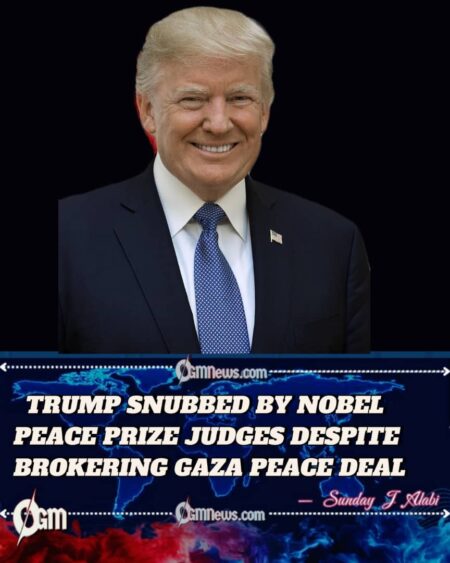 Trump Misses Out on Nobel Peace Prize Despite Gaza Breakthrough