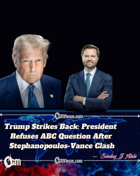 President Trump Snubs ABC Reporter in Retaliation for Stephanopoulos’ Clash with VP Vance