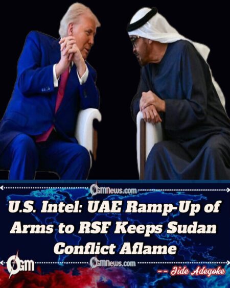 U.S. intelligence: UAE has redoubled arms flows that keep Sudan’s RSF fighting, analysts say