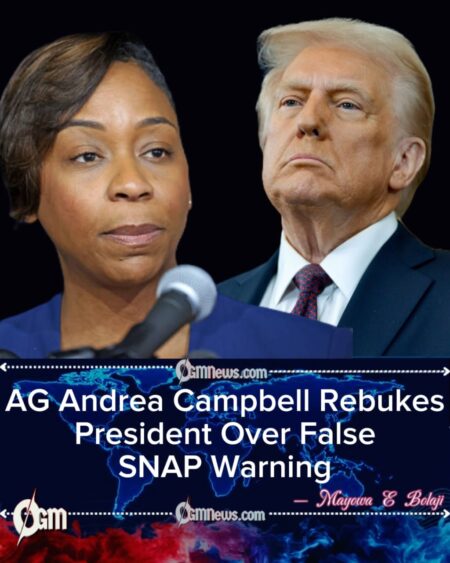 AG Andrea Campbell Slams Federal Claims, Says SNAP Threat “Never Happened in U.S. History”