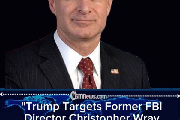 Donald Trump Orders Arrest of Former FBI Director Christopher Wray, Directs Pam Bondi to Take Action