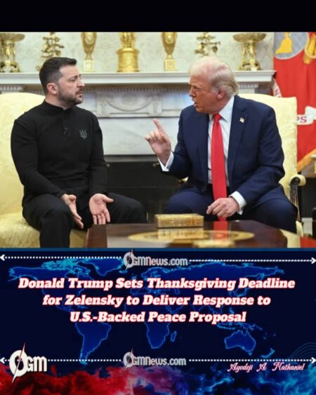 Donald Trump Pushes Aggressive Timeline for Ukraine’s Peace Decision