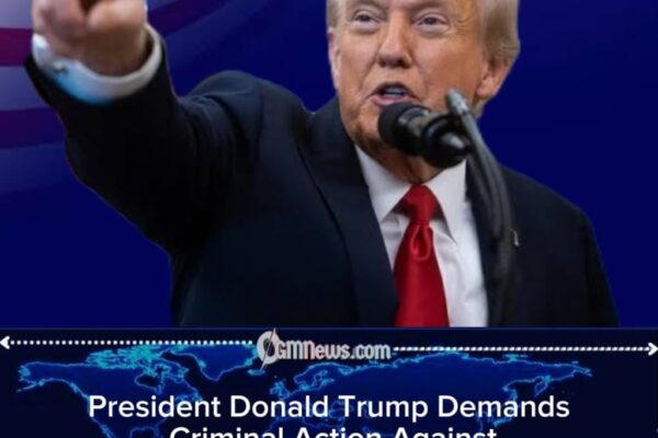 President Donald Trump Warns Congress Over Remarks on Military Obedience