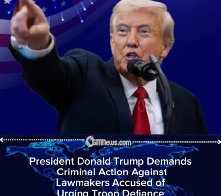 President Donald Trump Warns Congress Over Remarks on Military Obedience
