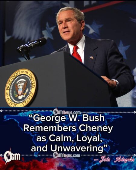 Bush Says He Chose Cheney Because He Would Never Be Distracted by His Own Ambition