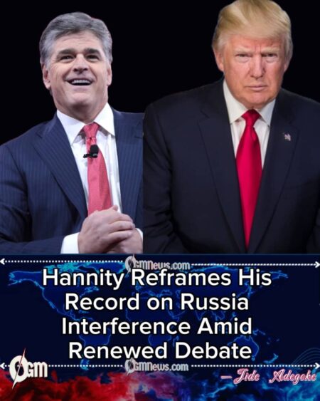 Hannity Reframes His Record on Russia Interference Amid Renewed Debate