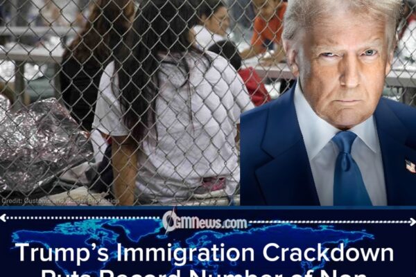 ICE Detention of Non-Criminal Immigrants Soars 2,000% Under Trump, Reaching Post-9/11 High