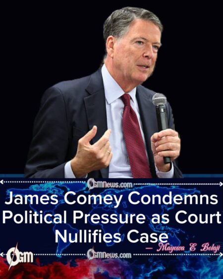 Former FBI Director James Comey Says Democracy Is in Danger After Unlawful Prosecutor Ruling