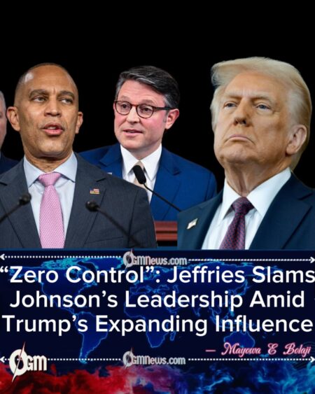 Rep. Hakeem Jeffries Accuses Trump of Publicly Undermining Speaker Johnson