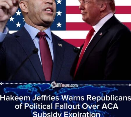Hakeem Jeffries Issues Stark Warning: GOP Faces Voter Backlash Over Healthcare Standoff