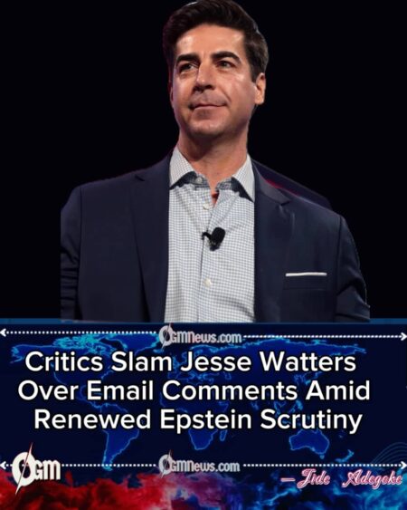 Irony as Jesse Watters Slams Democrats for “Wasting Time on Emails” Amid Renewed Scrutiny Over Trump–Epstein Links